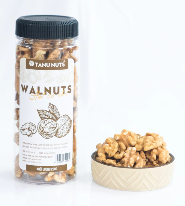 Hạt óc chó vàng tách vỏ TANU NUTS giàu dưỡng chất tốt cho bà bầu và trẻ nhỏ